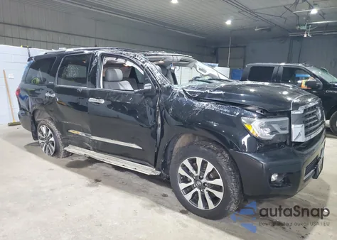 2019 Toyota Sequoia Limited из США, поврежденный, VIN 5TDJY5G18KS172799